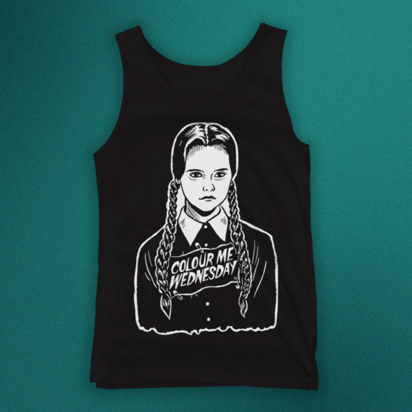 Colour Me Wednesday "Addams Family" (Tanktop)