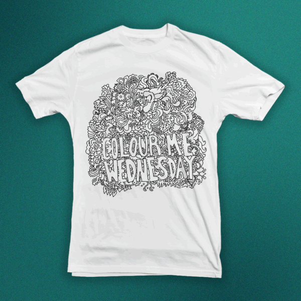 Colour Me Wednesday - Flowers (T-Shirt)