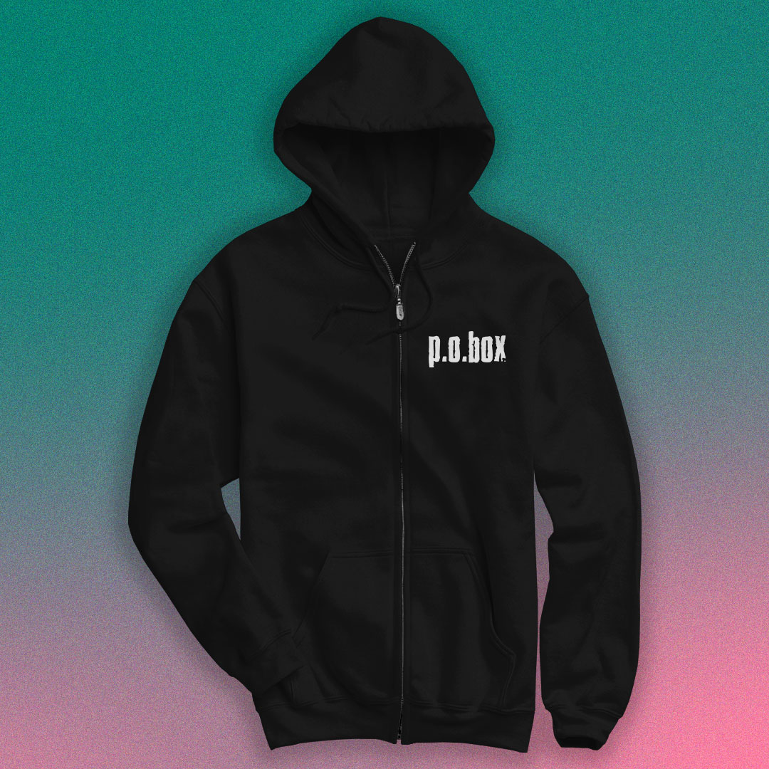 P.O. Box - Logo (Zip Hoodie)